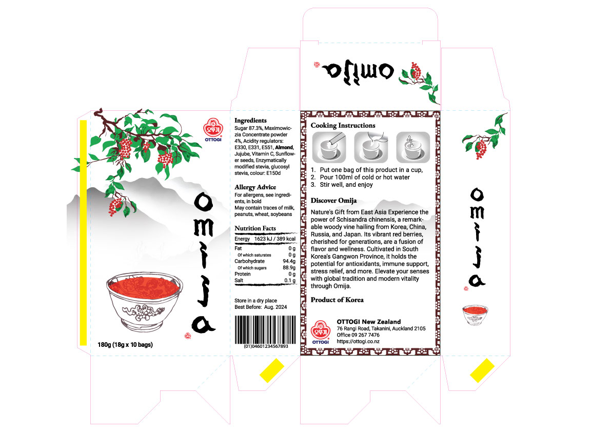 Omija Korean Tea Package Design